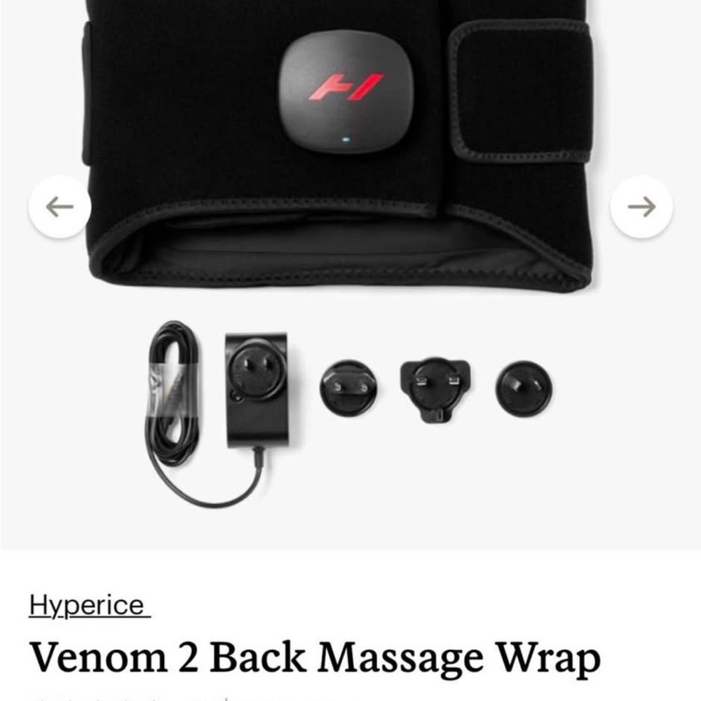 Hyperice Black Venom 2 Back Massage Wrap